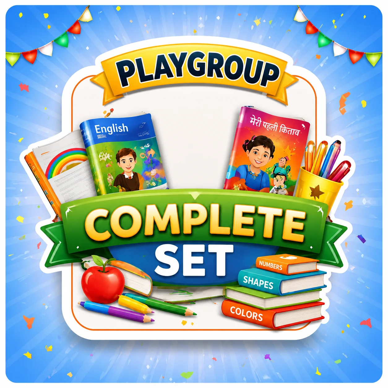 Playgroup Complete Set With Notebook & Essentials
